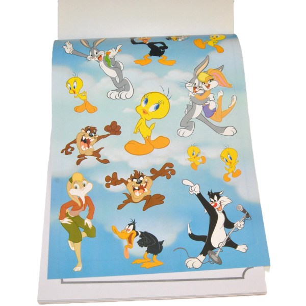 Looney Tunes Målarbok med stickers multifärg