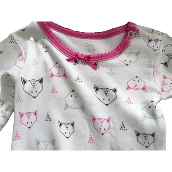 Body Newborn Bamboo kettujen kanssa 62 cl Pink