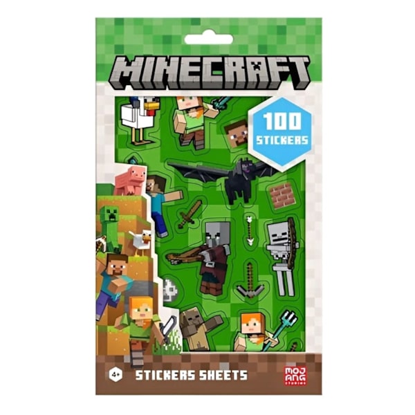 Minecraft stickers multifärg