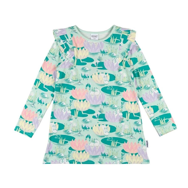 Mumin - Näckrosdamm-tunika mintgrön LightGreen 110