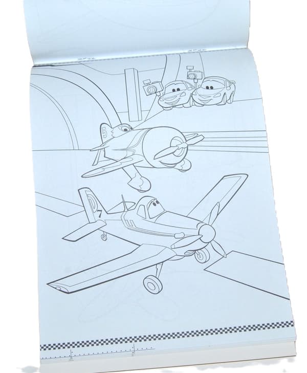 Disney Planes målarbok med stickers multifärg
