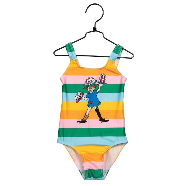 Pippi Långstrump Tårta-baddräkt grön MultiColor 86/92