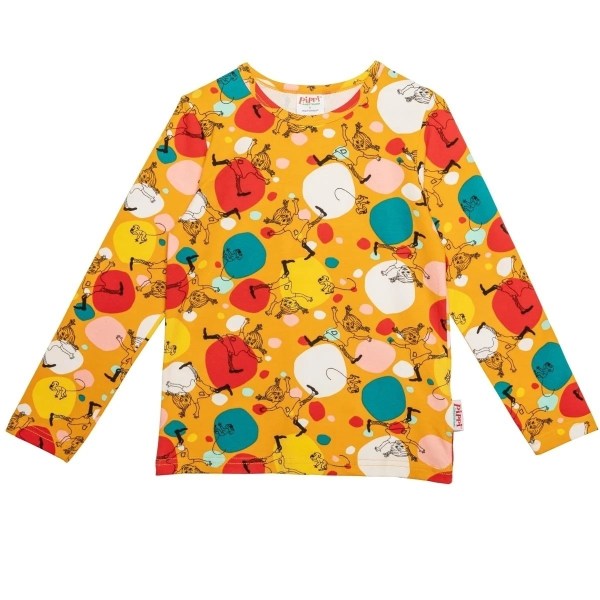 Pippi Langstrømpe Wheeling sweater orange Orange 116