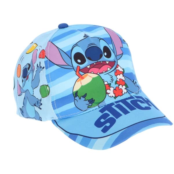 Disney Stitch keps randig Blue 54 cm