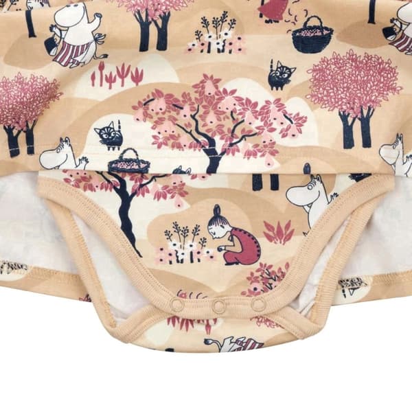Muumi Hedelmäsadon body beige Beige 80