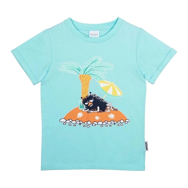 Muumi Sunbather t-paita vaaleansininen LightBlue 110