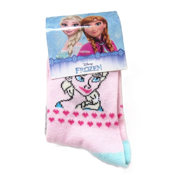 3 kpl Disney Frozen Socks -sukat 23.26 Multicolor