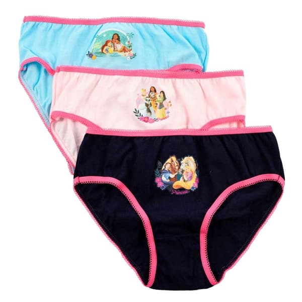 Disney Princess 3-pack trosor MultiColor 3/4 år