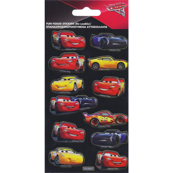 Disney Cars  2 förpackningar klistermärken multifärg