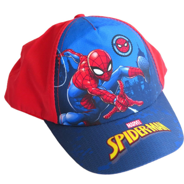 Spiderman keps 3 färger DarkBlue 55 cm