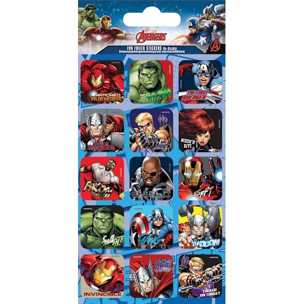 Klistermærker. Avengers Multicolor