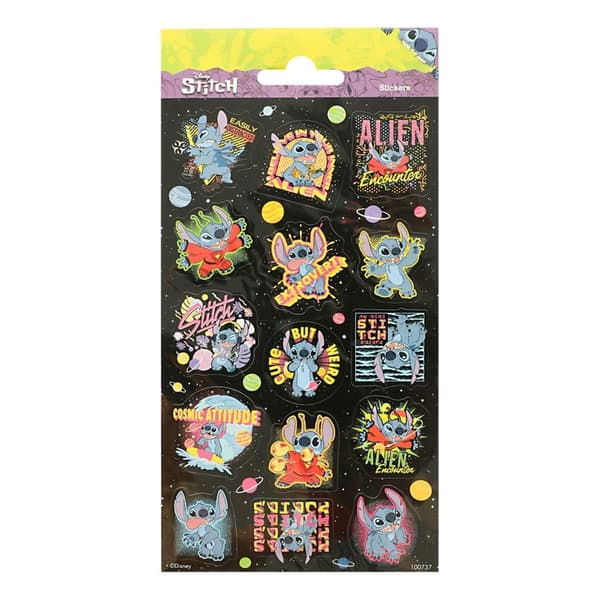 Disney Stitch-klistermærker Black