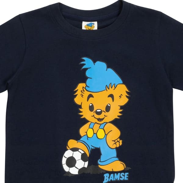 Bamse-jalkapalloilija T-paita, tummansininen DarkBlue 86
