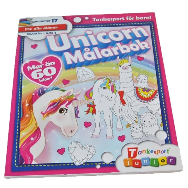 Unicorn Målarbok multifärg
