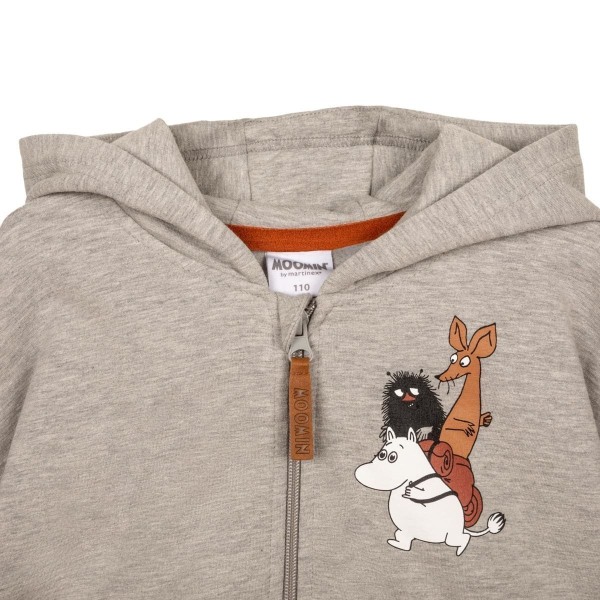 Moomin Moomintrio donutjakke mørkegrå MelangeGrey 116