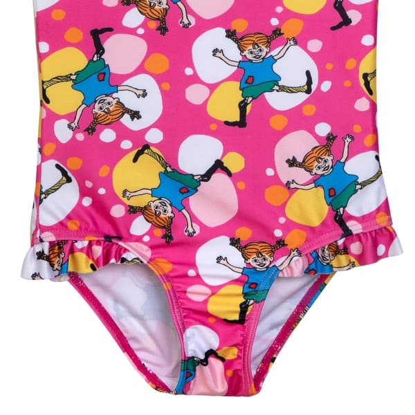Pippi Langstrømpe Wheeling badedragt anilin Pink 86/92