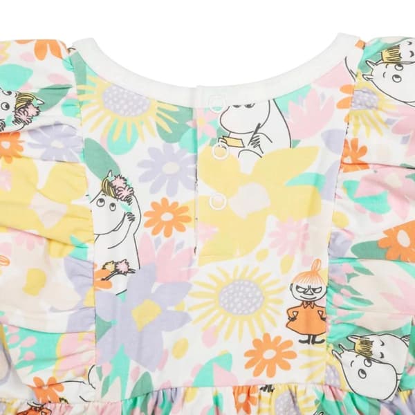 Mumin Somrigt-klänning baby vit MultiColor 56