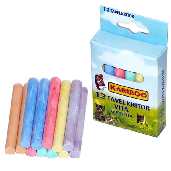 12 väriliitua pakkaus Multicolor