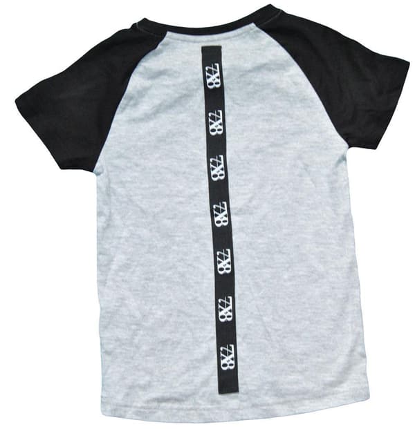 T-paita printillä, harmaa Grey 110/116