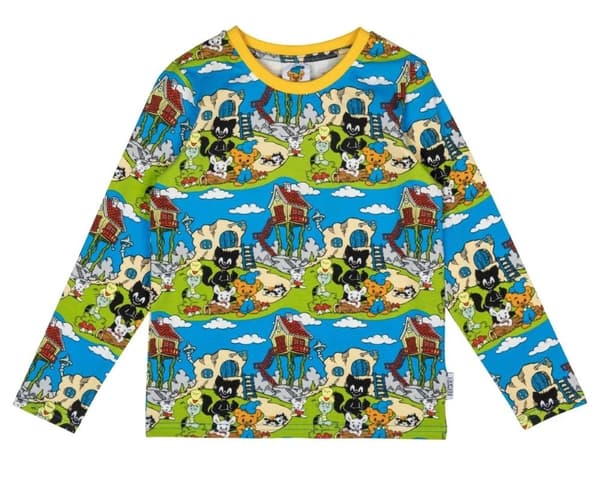 Bamse Hometown -neulepusero sininen 86 cl Blue 86 cl