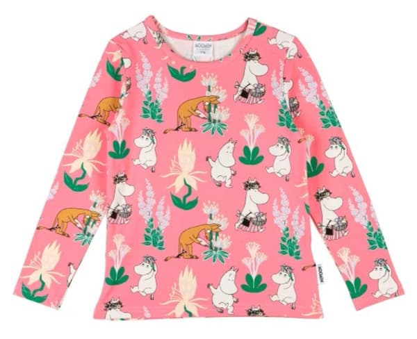 Mumin Tillväxt tröja Pink 104