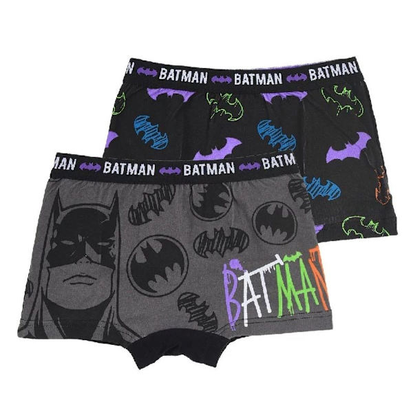 2-pak boxershorts Batman Sort/Grå 4/5 år Black