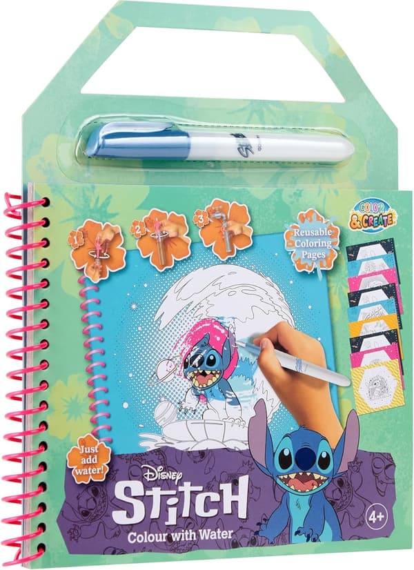 Stitch Måla med Vatten Grön