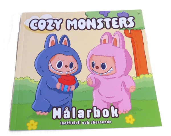 Cozy  monstre-malebog Multicolor