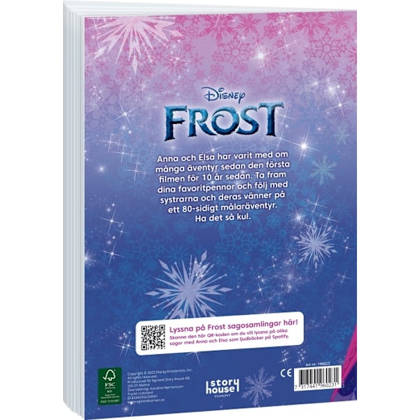 Målarbok Disney Frost extra tjock, Kärnan multifärg