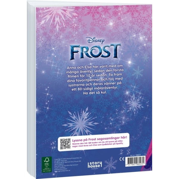 Malebog Disney Frost ekstra tyk, Kärnan Multicolor