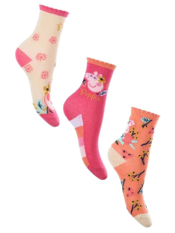 3-pack Greta gris Strumpor Blommor 2 31/34 multifärg