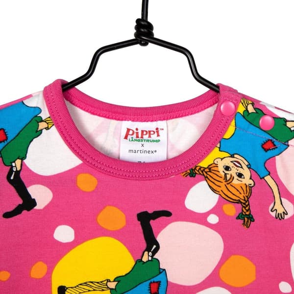 Pippi Langstrømpe Heldragt Anilin 56 cl Cerise