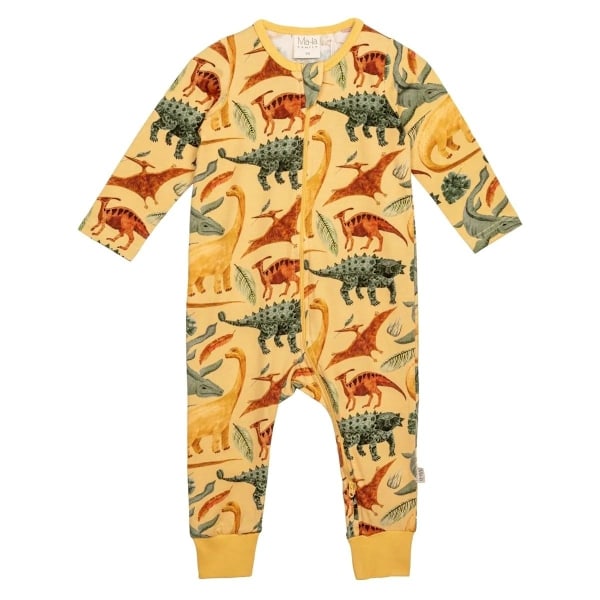 Ma-ia Family Saurus Pyjamas Gul Yellow 80