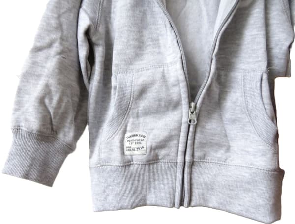 Sweatshirt med dragkedja Barracuda Grey 104
