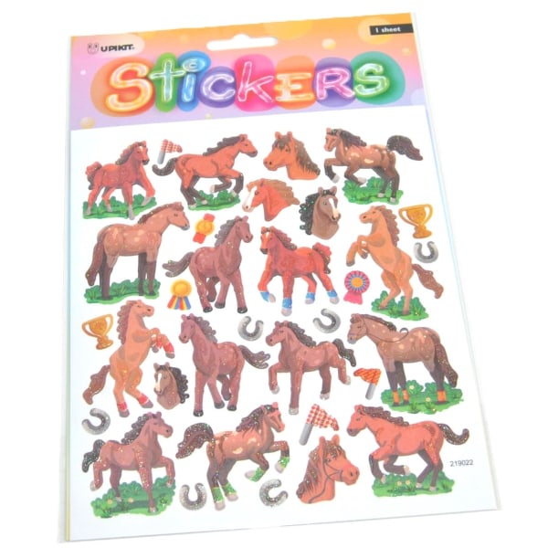 Stickers med Hästar multifärg