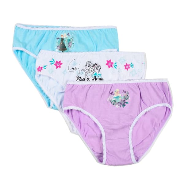 3 par trosor Disney Frozen 3/4 år multifärg
