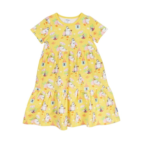 Mumin Strand klänning gul Yellow 104