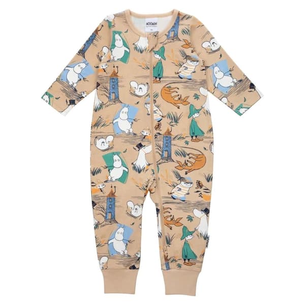 Mumi Storm pyjamas beige Beige 68