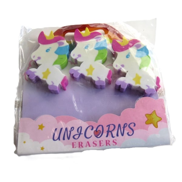 Unicorn sudd 3-pack Vit