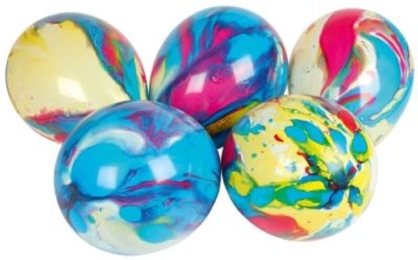 Ilmapallot 8 kpl 25 cm marmorikuvioitu Multicolor