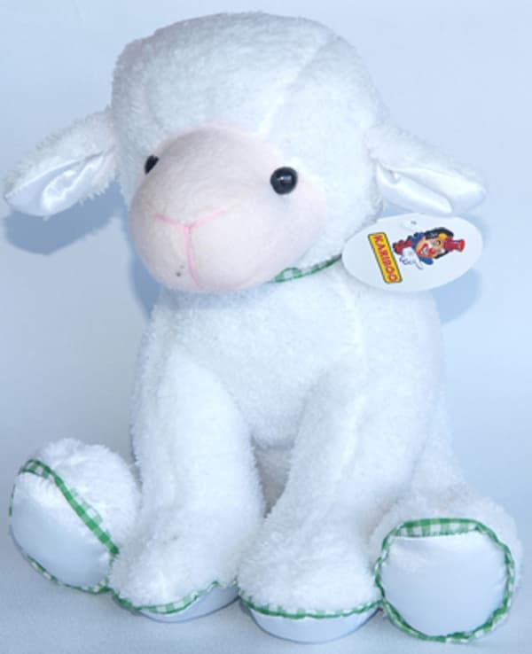 MjuktDjur. Lamm, 25 cm, Kariboo Vit 25 cm