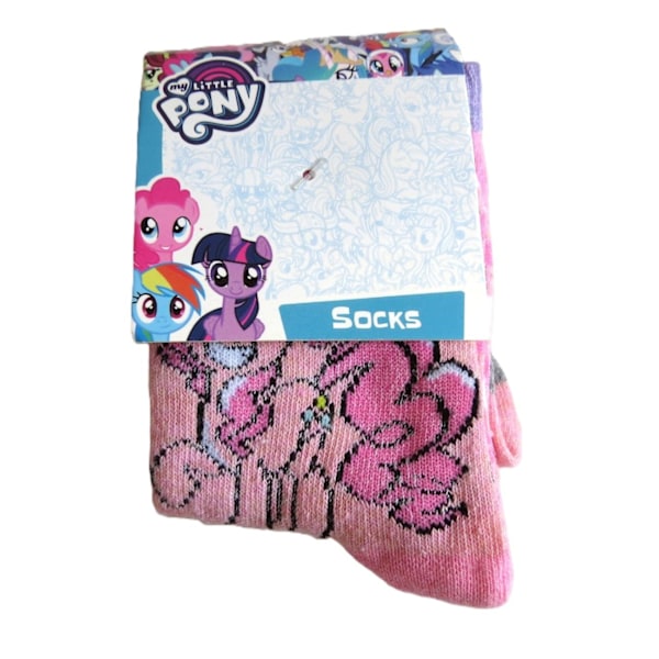 3 kpl My Little Pony Socks -sukat 23.26 Multicolor