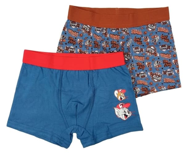 2-pack Boxerkalsonger Tom och Jerry Blue 122/128