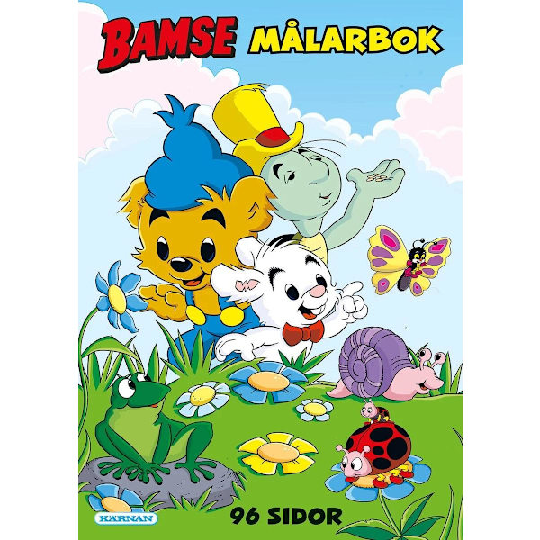 Bamse Målarbok 96 sidor multifärg