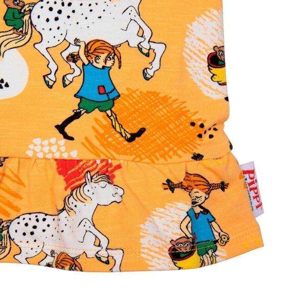 Pippi Långstrump Iloinen mekko, Meloni Orange 68