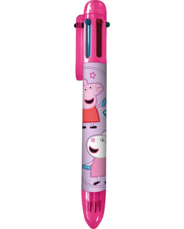 Peppa Pig  Multifärg-penna 6 färger Rosa