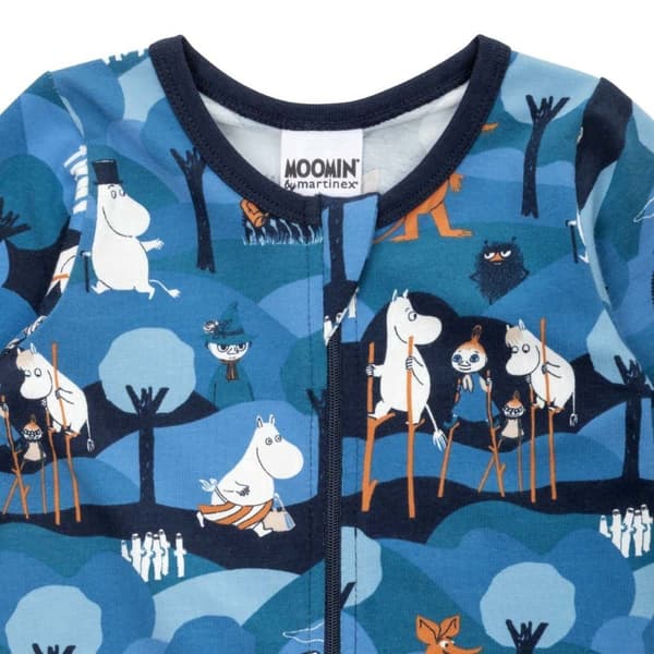 Mumin Äventyr-pyjamas blå Blue 98