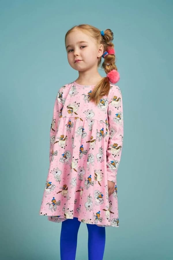 Bamse Ponnyer -mekko, pinkki LightPink 104