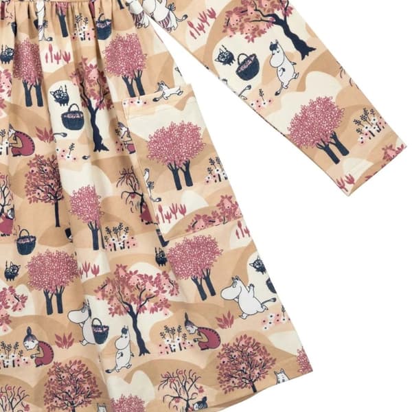 Muumi Hedelmäsadon mekko Beige Beige 104