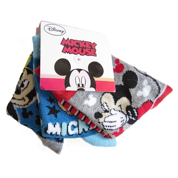 3-pack Musse Pigg strumpor  23/26 multifärg